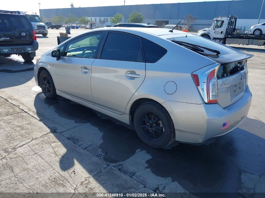 VIN JTDKN3DU7D5617476 2013 TOYOTA PRIUS no.3