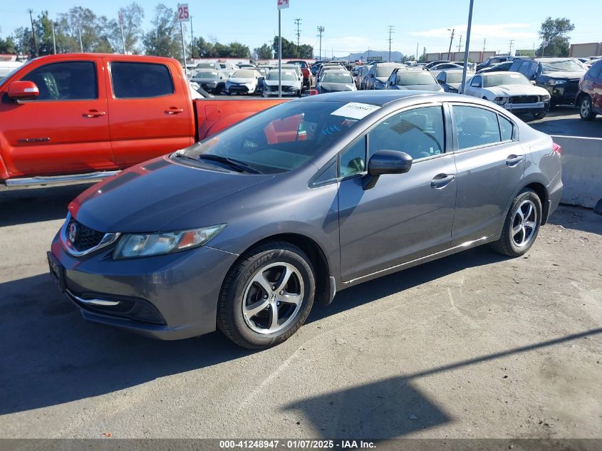 VIN 2HGFB2F71FH553105 2015 Honda Civic, SE no.2