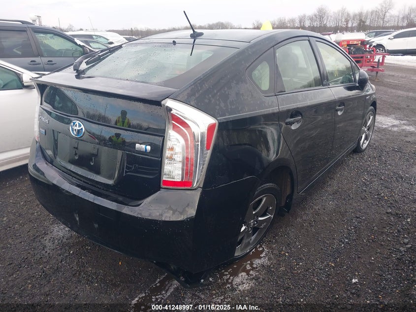 Vin: jtdkn3du0d1661164, lot: 41739343, toyota prius three se 20134