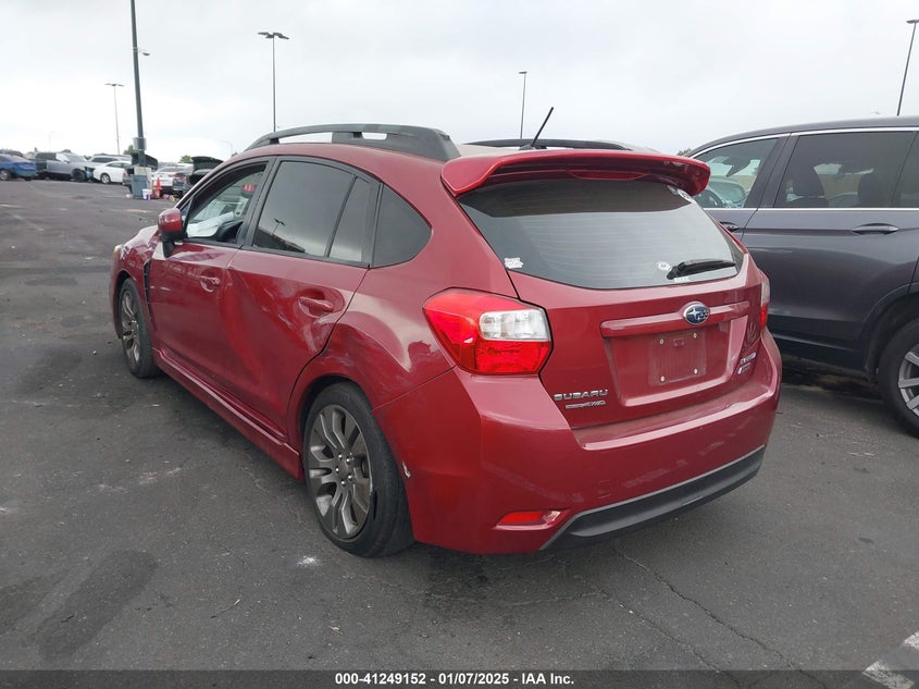 2014 SUBARU IMPREZA 2.0I SPORT PREMIUM - JF1GPAL60E8252930