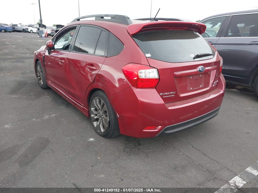2014 SUBARU IMPREZA 2.0I SPORT PREMIUM - JF1GPAL60E8252930