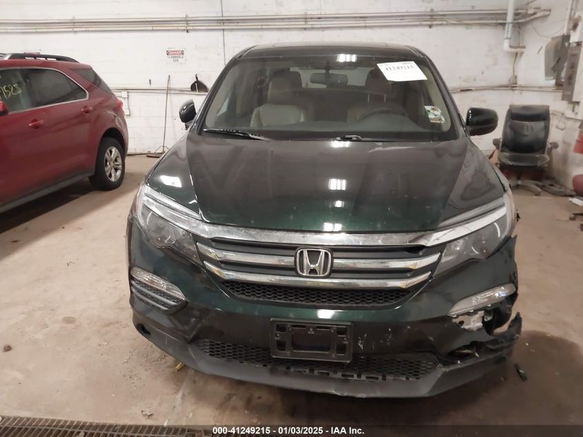 VIN 5FNYF6H55GB006165 2016 Honda Pilot, Ex-L no.12