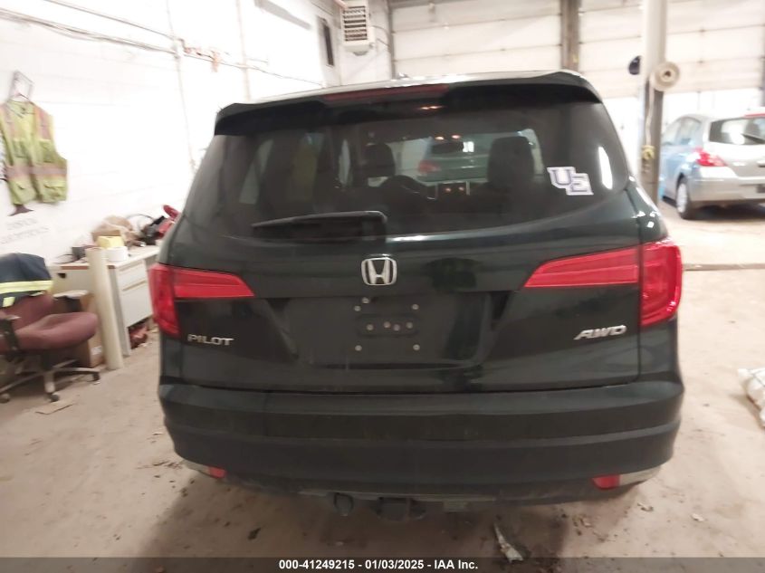 VIN 5FNYF6H55GB006165 2016 Honda Pilot, Ex-L no.16