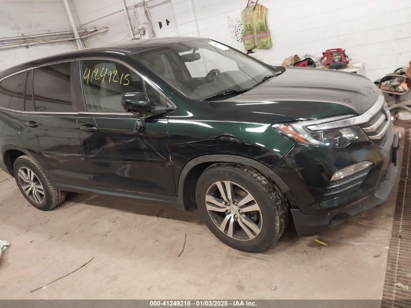 VIN 5FNYF6H55GB006165 2016 Honda Pilot, Ex-L no.1