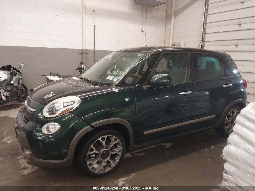 2014 Fiat 500L Trekking VIN: ZFBCFADHXEZ006962 Lot: 41249250