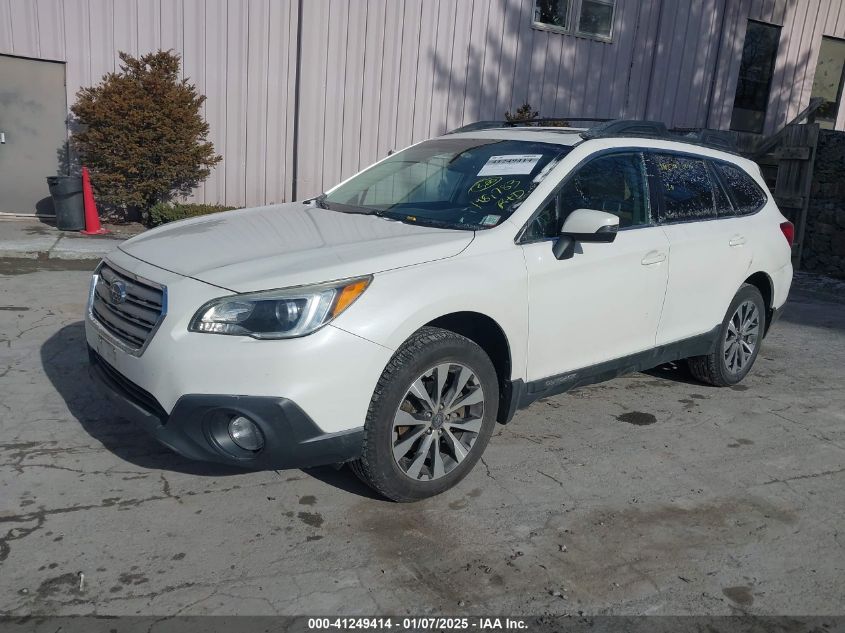 VIN 4S4BSALC3G3254515 2016 Subaru Outback, 2.5I Lim... no.2