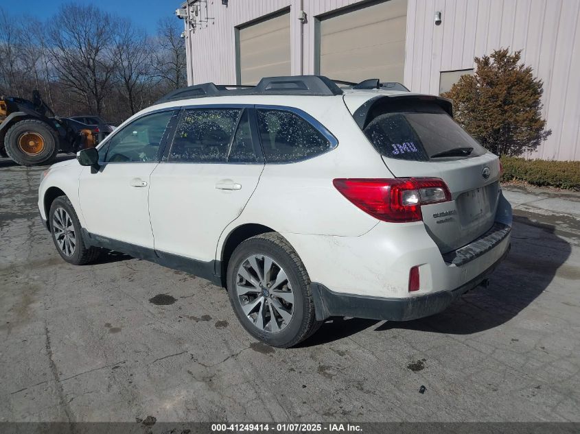 VIN 4S4BSALC3G3254515 2016 Subaru Outback, 2.5I Lim... no.3