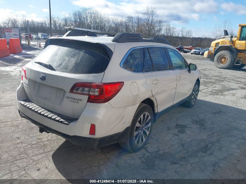 VIN 4S4BSALC3G3254515 2016 Subaru Outback, 2.5I Lim... no.4