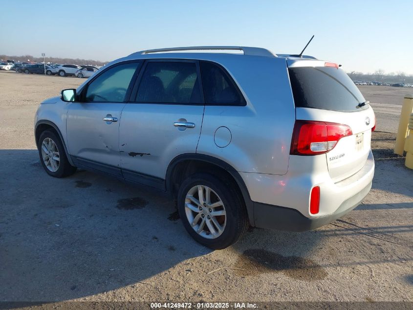 VIN 5XYKTDA74FG602194 2015 KIA SORENTO no.3