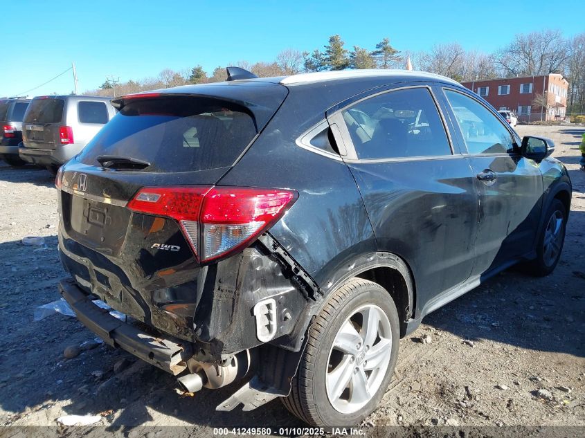 VIN 3CZRU6H59KM742647 2019 Honda HR-V, EX no.4