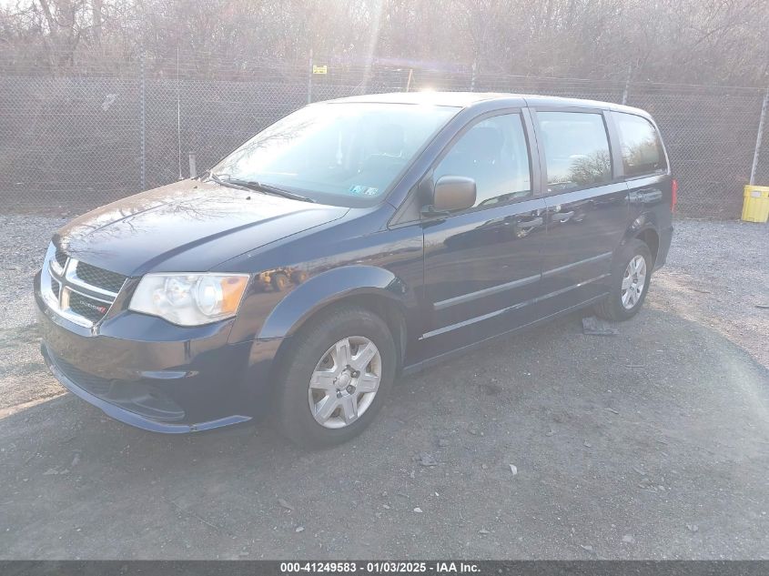 VIN 2C4RDGBG2DR619533 2013 DODGE GRAND CARAVAN no.2