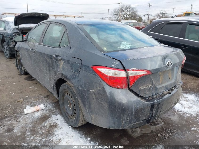 VIN 2T1BURHE3FC408427 2015 Toyota Corolla, LE no.3