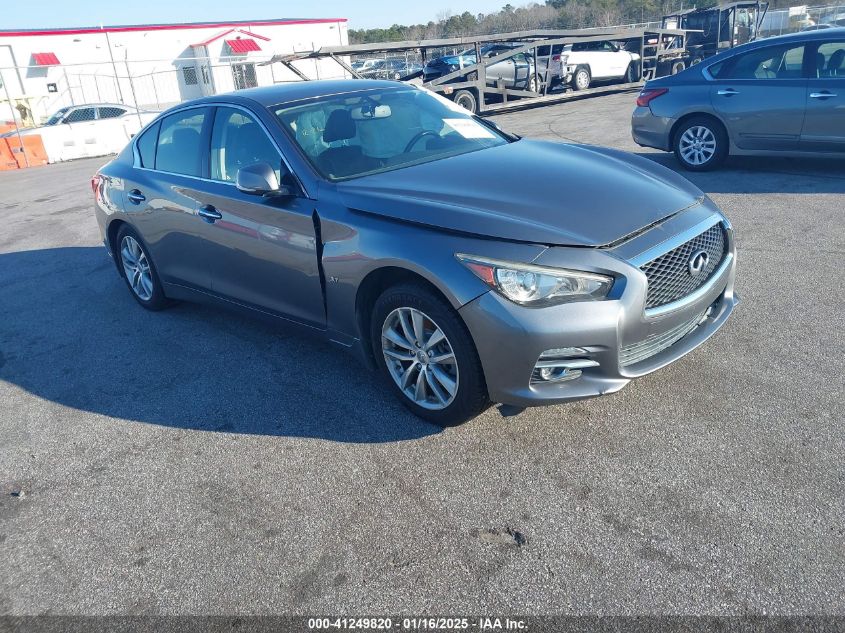 VIN JN1BV7AP8EM691862 2014 Infiniti Q50, Premium no.1