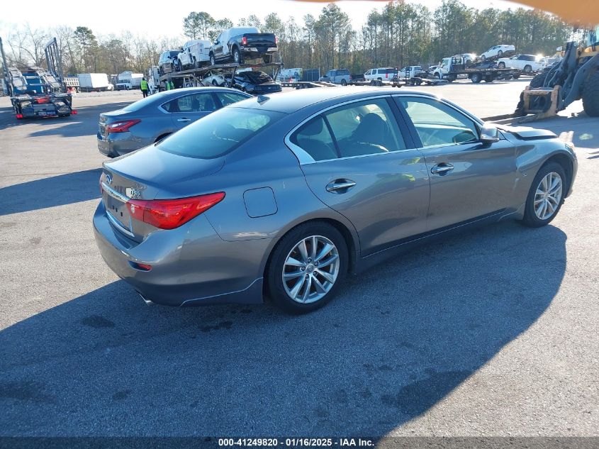 VIN JN1BV7AP8EM691862 2014 Infiniti Q50, Premium no.4