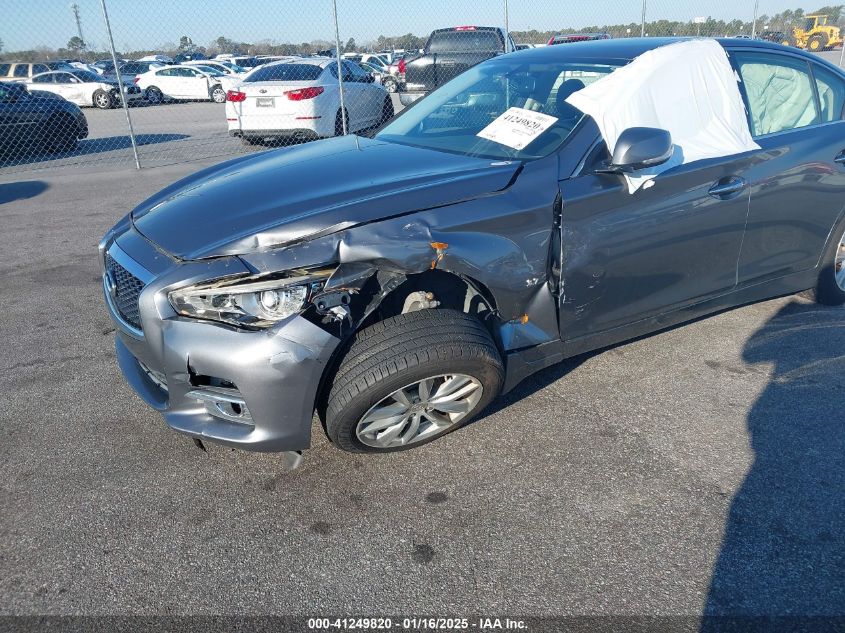 VIN JN1BV7AP8EM691862 2014 Infiniti Q50, Premium no.6