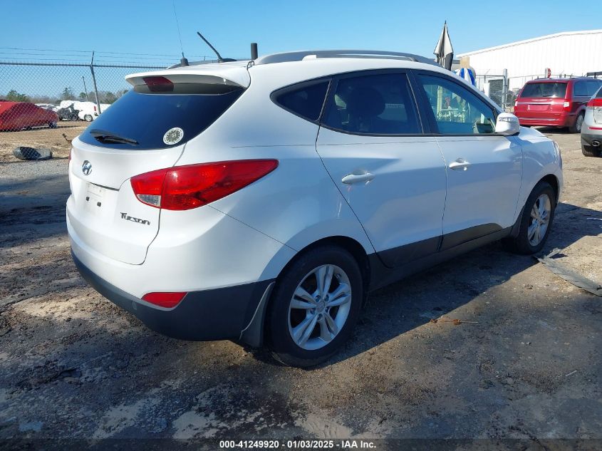 VIN KM8JU3ACXDU768775 2013 Hyundai Tucson, Gls no.4