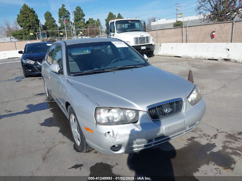 2003 Hyundai Elantra Gls/Gt VIN: KMHDN45D33U679356 Lot: 41249993