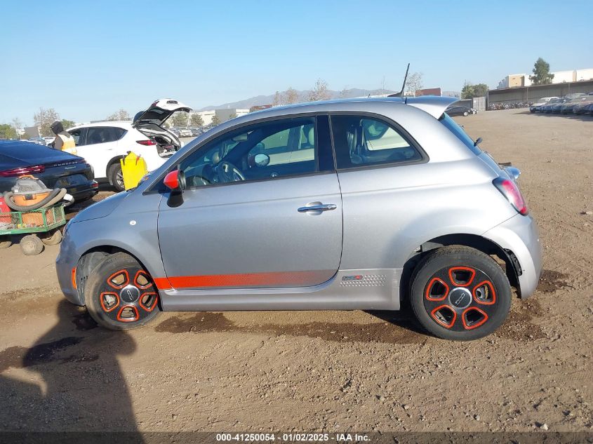 2018 Fiat 500E Battery Electric VIN: 3C3CFFGE8JT362537 Lot: 41250054