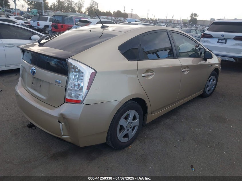 2011 TOYOTA PRIUS VIN: JTDKN3DU5B1378384