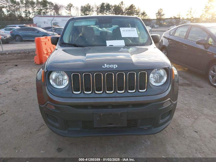 VIN ZACCJAAW1GPD26817 2016 Jeep Renegade, Sport no.12