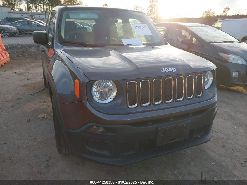 VIN ZACCJAAW1GPD26817 2016 Jeep Renegade, Sport no.6