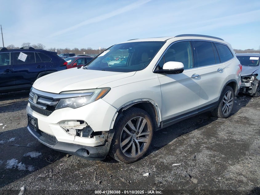 Vin: 5fnyf6h95gb037015, lot: 41740734, honda pilot touring 20162