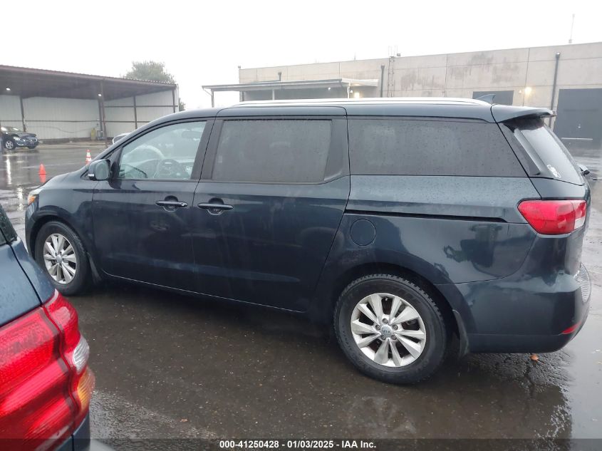 VIN KNDMB5C19G6128029 2016 KIA Sedona, LX no.14