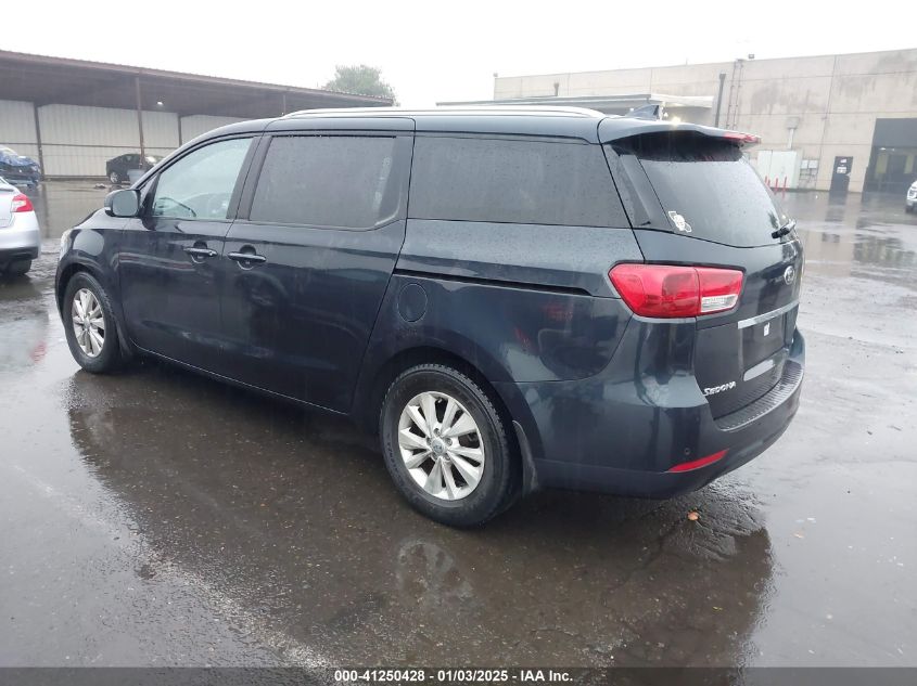 VIN KNDMB5C19G6128029 2016 KIA Sedona, LX no.3