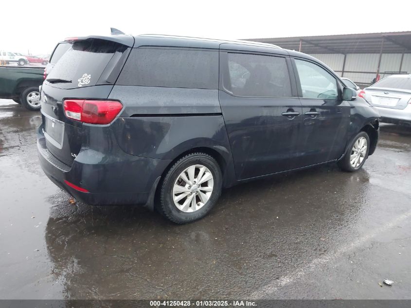 VIN KNDMB5C19G6128029 2016 KIA Sedona, LX no.4