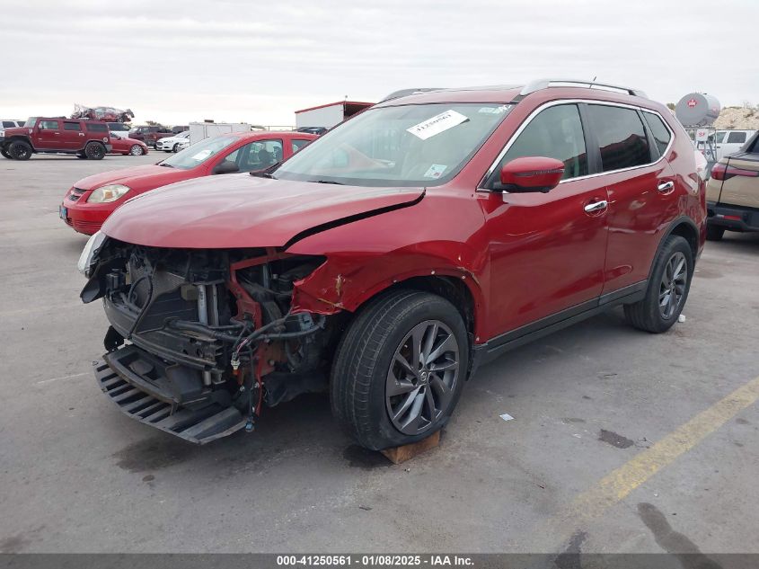 VIN 5N1AT2MT2GC894826 2016 Nissan Rogue, SL no.2