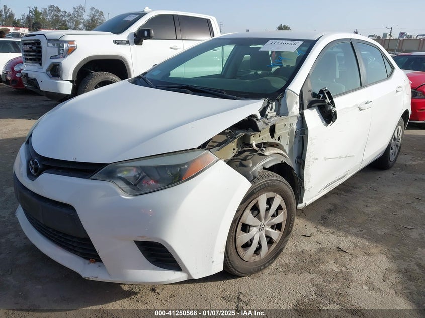 2016 TOYOTA COROLLA VIN: 5YFBURHE0GP553166