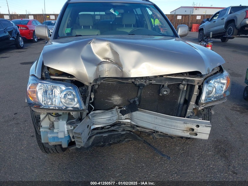 2007 Toyota Highlander V6 VIN: JTEEP21A570221670 Lot: 41250577