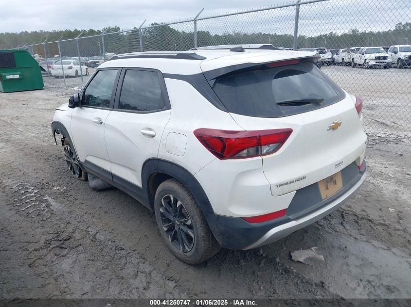 2022 Chevrolet Trailblazer Fwd Lt VIN: KL79MPSL4NB056138 Lot: 41250747