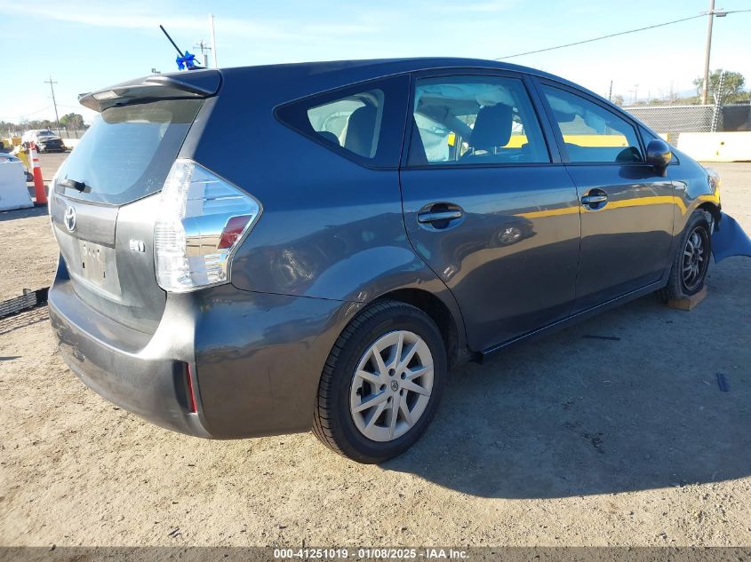 VIN JTDZN3EU5D3265636 2013 Toyota Prius, V Three no.4