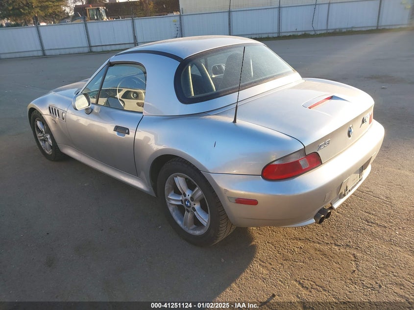 2001 BMW Z3 2.5I VIN: WBACN33431LK48934 Lot: 41251124