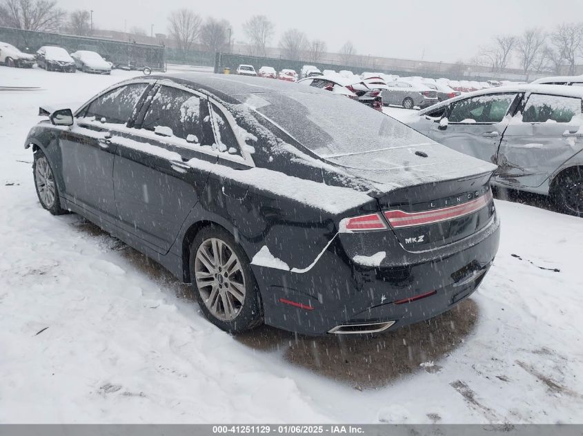 VIN 3LN6L2GK9ER824067 2014 Lincoln MKZ no.3