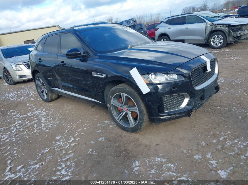 VIN SADCM2FV3JA288287 2018 Jaguar F-Pace, S no.1