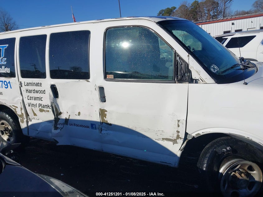 2009 Chevrolet Express 3500 Ls VIN: 1GNHG35K391179384 Lot: 41251201