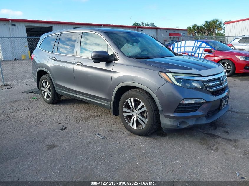 VIN 5FNYF5H37GB053903 2016 Honda Pilot, EX no.1