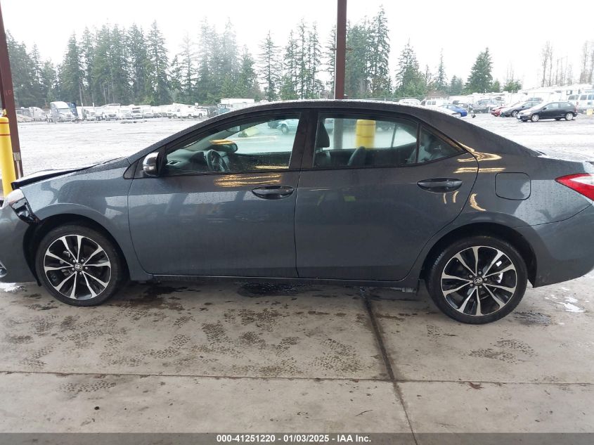 2017 Toyota Corolla Se VIN: 2T1BURHE4HC795797 Lot: 41251220