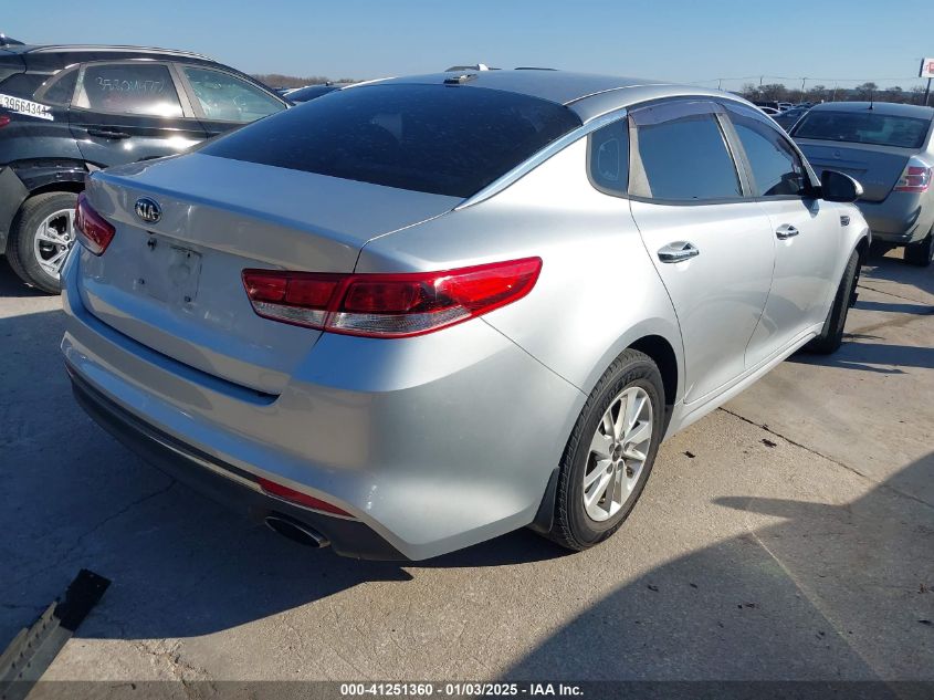 VIN 5XXGT4L33GG009724 2016 KIA OPTIMA no.4