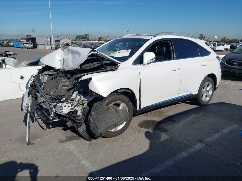 VIN 2T2ZK1BA8FC160571 2015 LEXUS RX 350 no.2