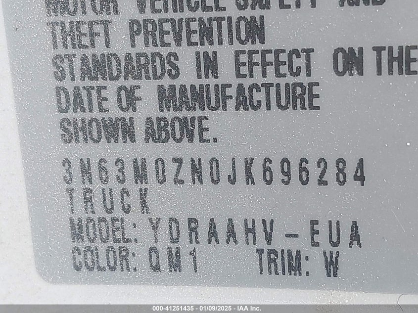 2018 CHEVROLET CITY EXPRESS 1LT - 3N63M0ZN0JK696284