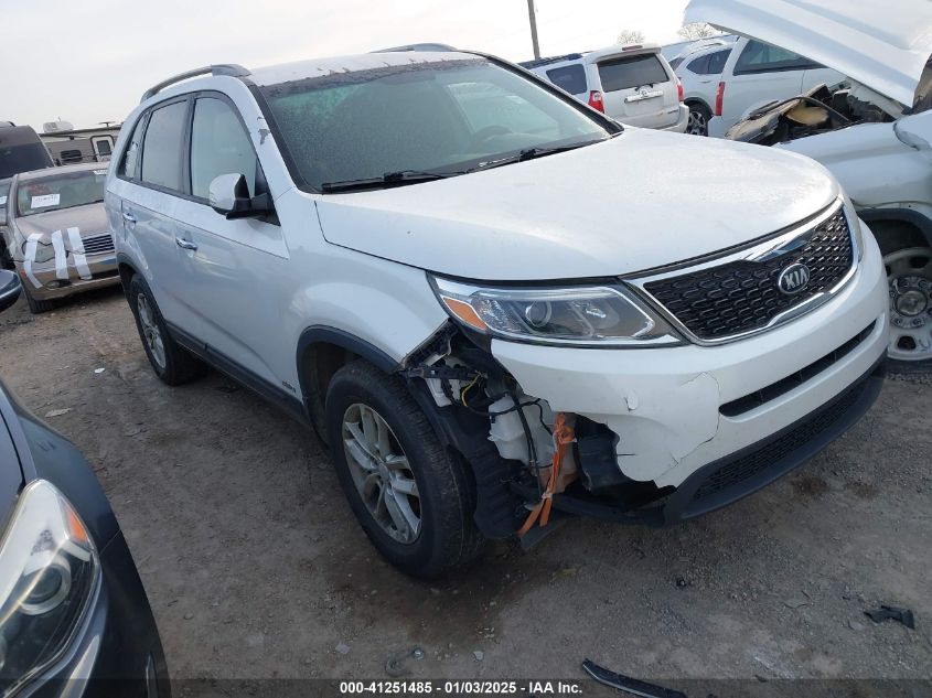 2015 Kia Sorento Lx VIN: 5XYKTCA66FG609908 Lot: 41251485