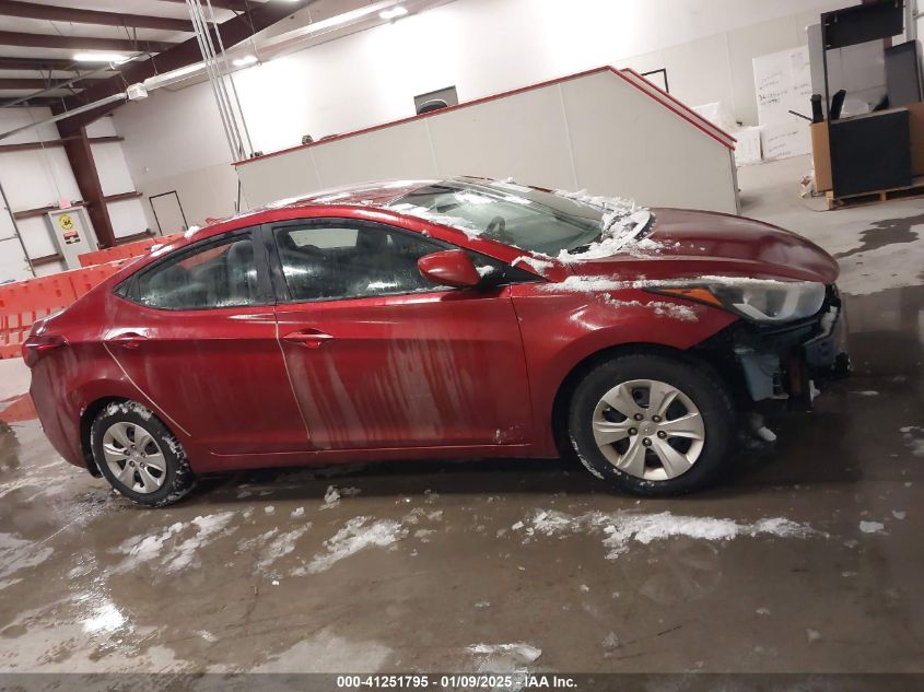 VIN 5NPDH4AE6GH714661 2016 Hyundai Elantra, SE no.14