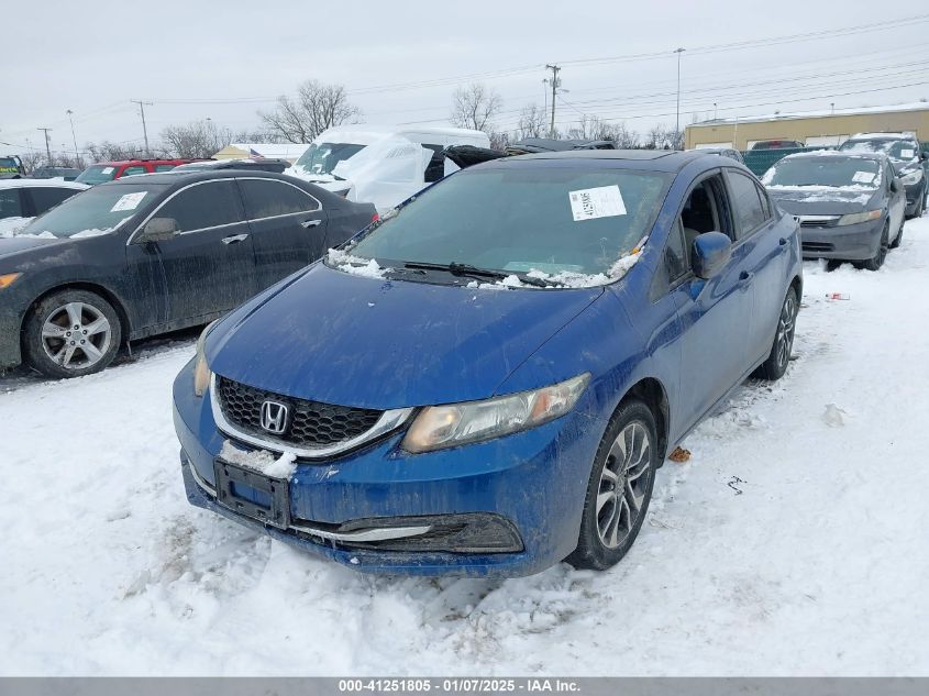 VIN 19XFB2F83FE009319 2015 HONDA CIVIC no.12