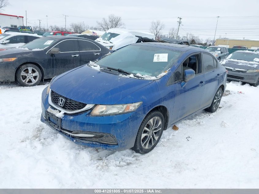 VIN 19XFB2F83FE009319 2015 HONDA CIVIC no.2