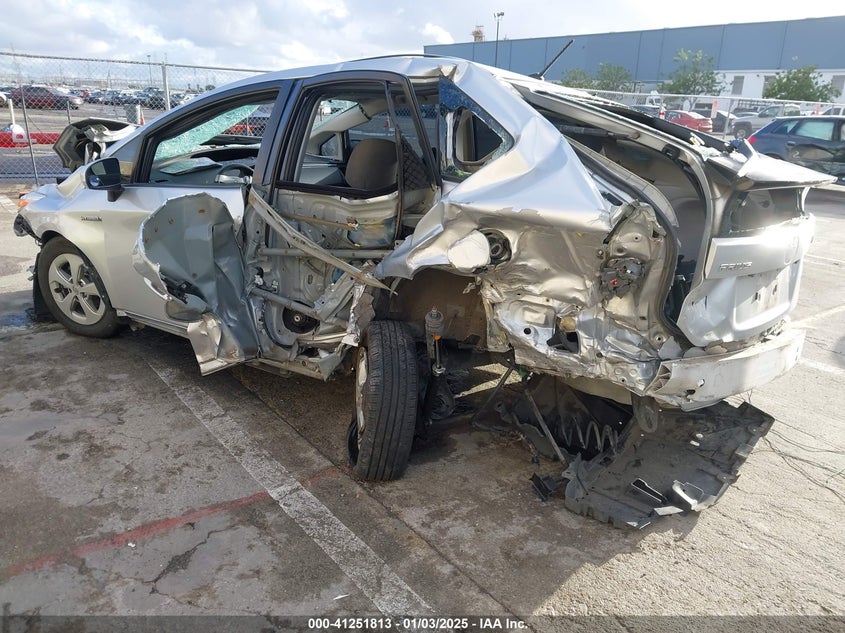 2012 TOYOTA PRIUS VIN: JTDKN3DU8C5485780