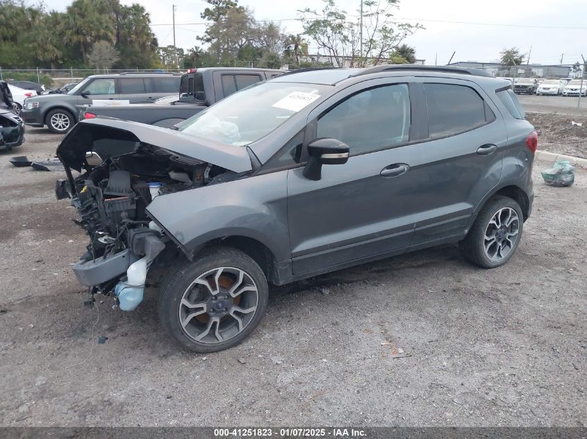 2020 Ford Ecosport Ses VIN: MAJ6S3JLXLC322250 Lot: 41251823