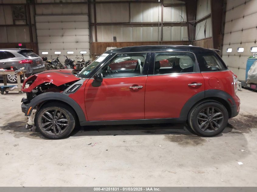 2014 Mini Countryman Cooper S VIN: WMWZC3C5XEWT01318 Lot: 41251831